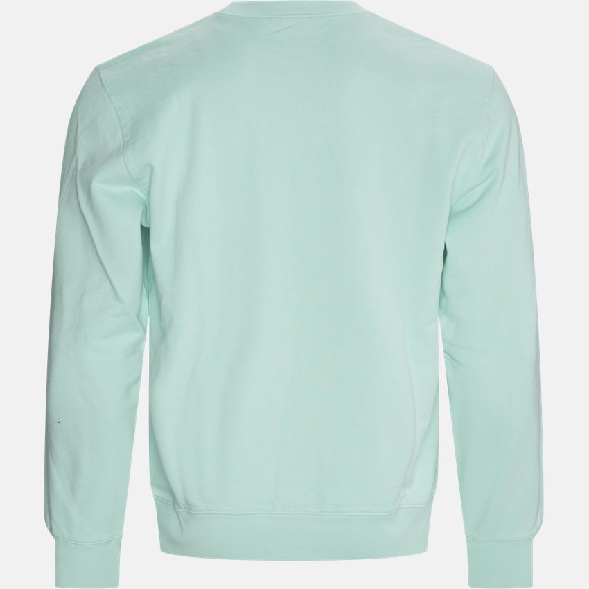 Carhartt WIP Sweatshirts COLLEGE SWEAT I024668 LIGHT YUCCA/WHITE